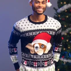 Shenzen Amilla Gremlins Gizmo Claus Adult Ugly Christmas Sweater