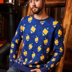 Shenzen Amilla Hanukkah Dreidel Ugly Holiday Sweater
