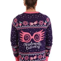 BigWan Apparel Co. Harry Potter Luna Lovegood Ugly Sweater For Adults 16 BigWan Apparel Co. Harry Potter Luna Lovegood Ugly Sweater For Adults -wizard of oz costume shop harry potter luna lovegood ugly sweater alt 5