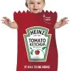 Morris Costumes Heinz Ketchup Packet Bunting Costume For Infants