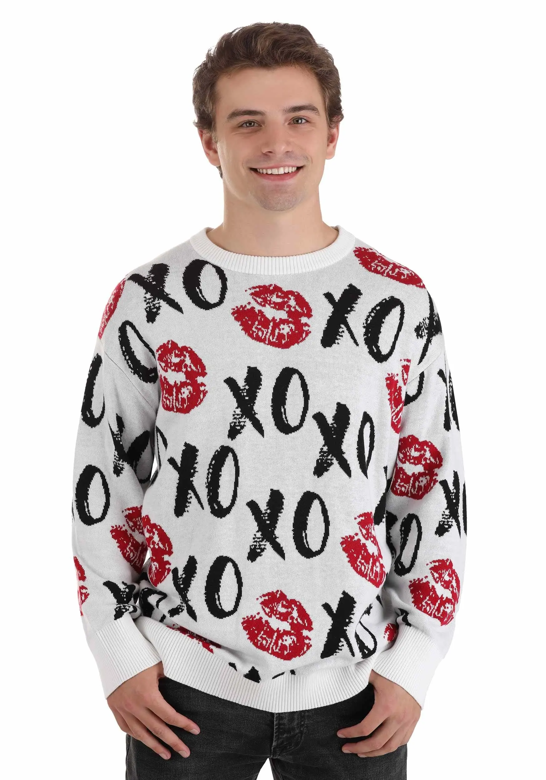 BigWan Apparel Co. Hugs And Kisses Valentine's Day Adult Sweater 6 BigWan Apparel Co. Hugs And Kisses Valentine's Day Adult Sweater - Image 6