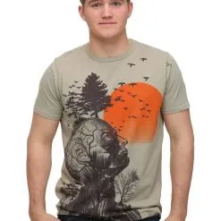 Junk Food Adult Human Tree Hangover T-Shirt