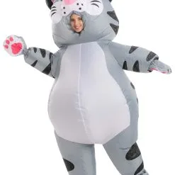 Joyin Inflatable Cat Costume For Adults 5 Joyin Inflatable Cat Costume For Adults -wizard of oz costume shop inflatable adult cat costume alt 2