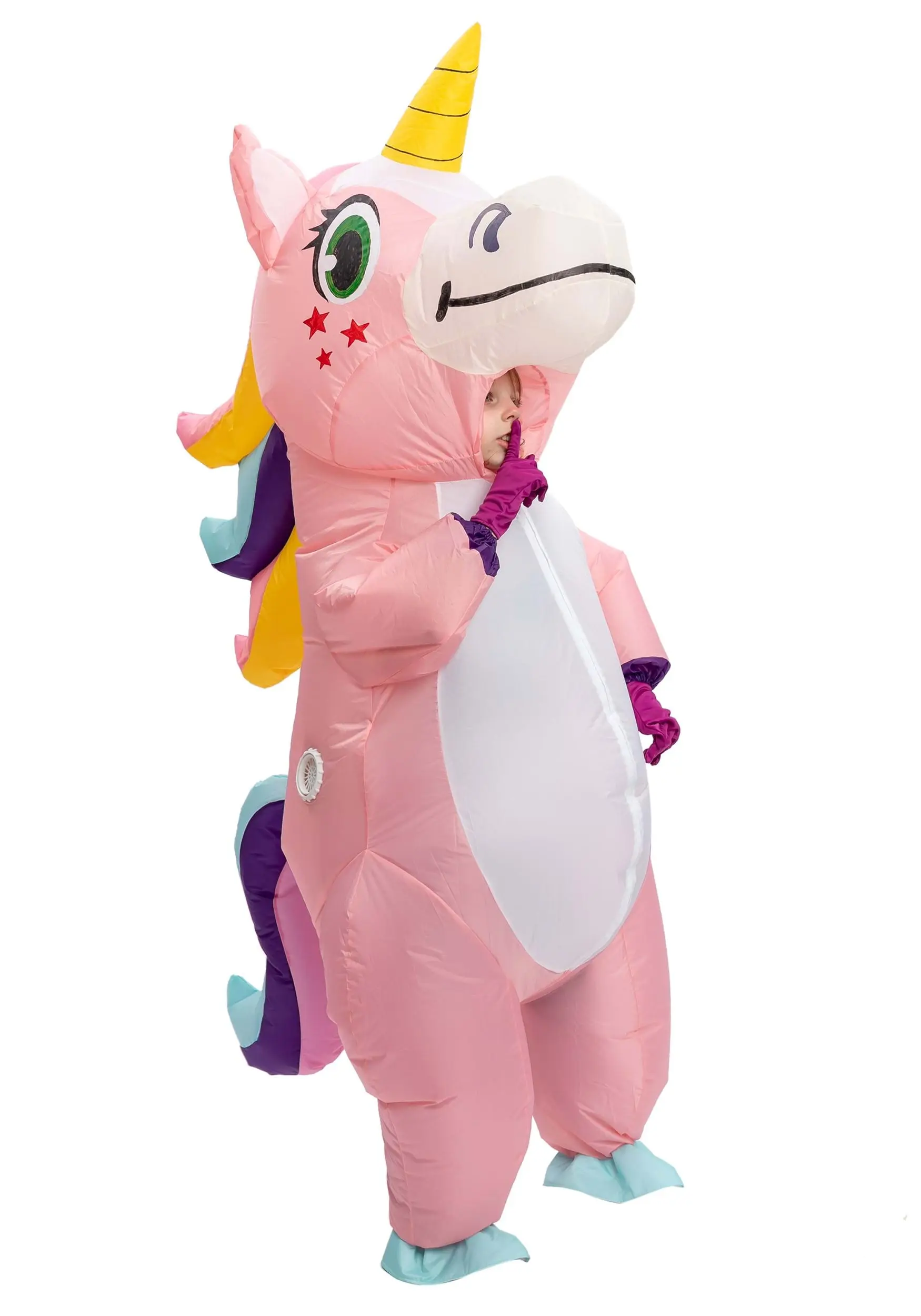 Joyin Kids Pink Unicorn Costume Inflatable 3 Joyin Kids Pink Unicorn Costume Inflatable - Image 3