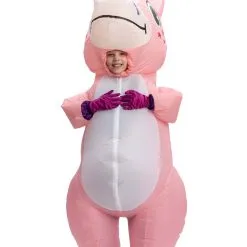 Joyin Kids Pink Unicorn Costume Inflatable 9 Joyin Kids Pink Unicorn Costume Inflatable -wizard of oz costume shop inflatable kids pink unicorn costume alt 4