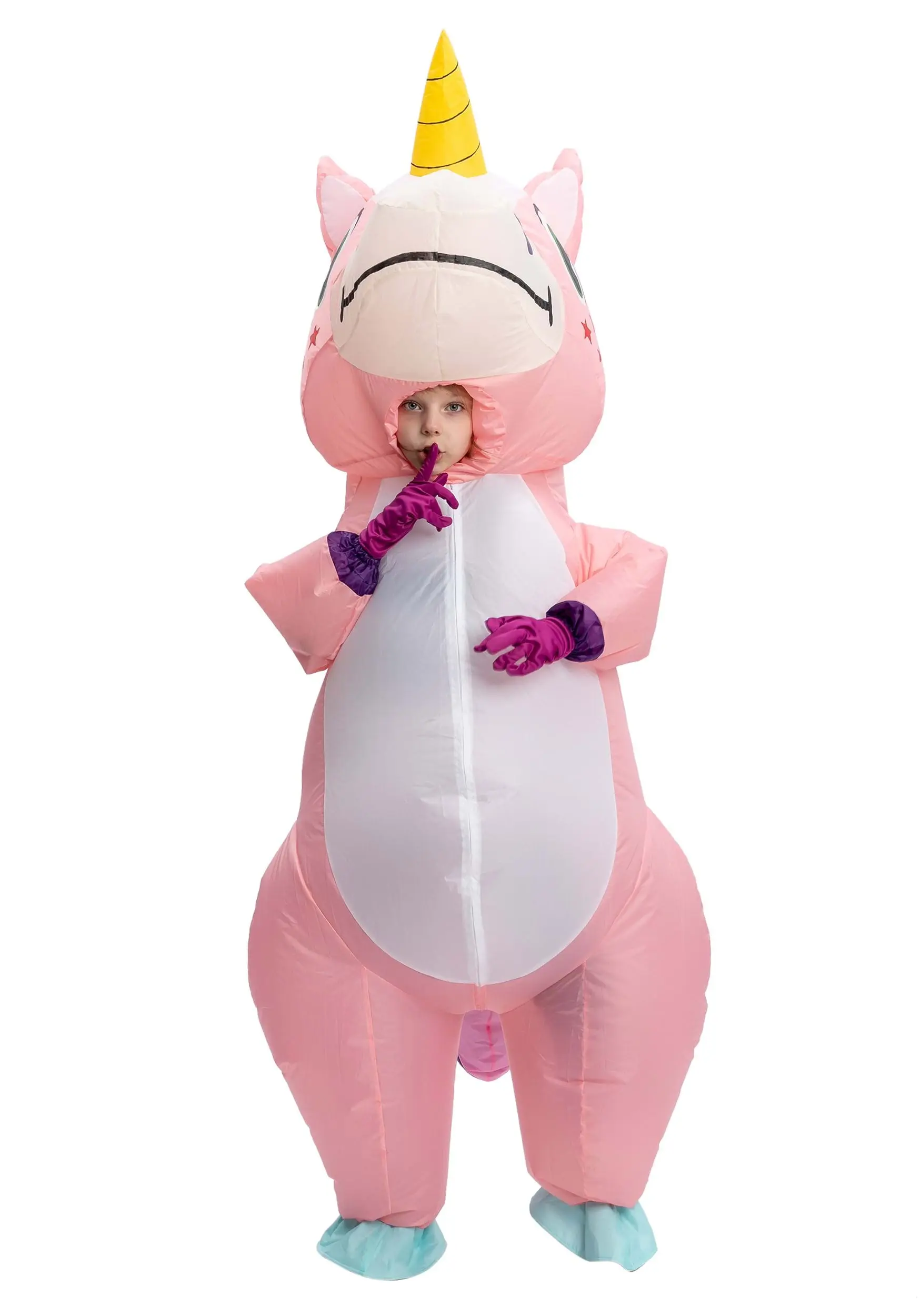 Joyin Kids Pink Unicorn Costume Inflatable 1 Joyin Kids Pink Unicorn Costume Inflatable