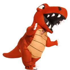 Joyin Inflatable Red Dino Costume For Kids -wizard of oz costume shop inflatable kids red dino costume alt 2 upd