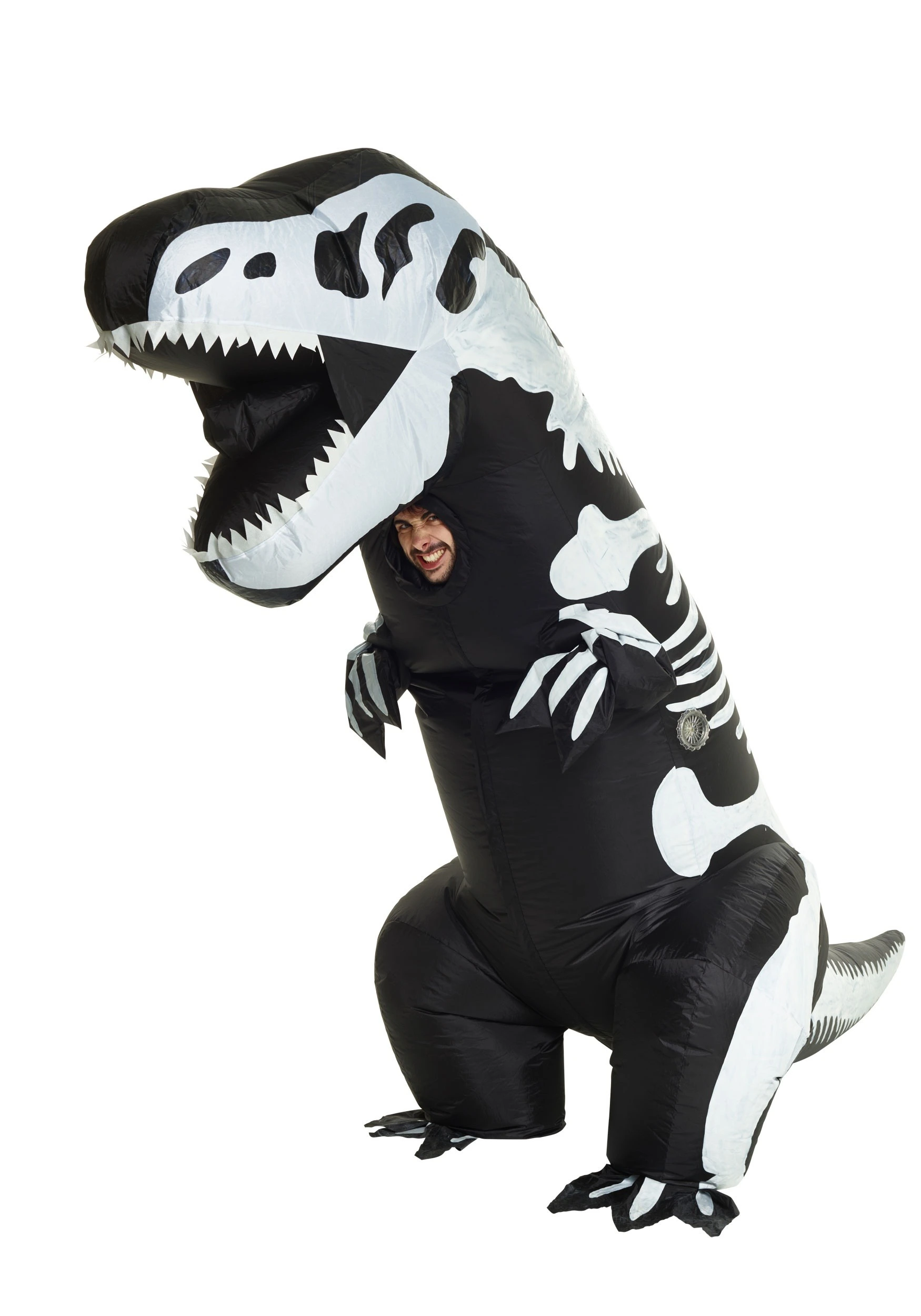 Morphsuits Adult Inflatable Skeleton T-Rex Costume 1 Morphsuits Adult Inflatable Skeleton T-Rex Costume