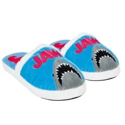 Odd Sox Adult Jaws Fuzzy Slide Slippers