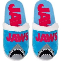 Odd Sox Adult Jaws Fuzzy Slide Slippers -wizard of oz costume shop jaws fuzzy slide slippers alt 2