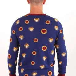 BigWan Apparel Co. Jay And Silent Bob Buddy Christ Jesus Ugly Christmas Sweater -wizard of oz costume shop jay and silent bob buddy christ ugly sweater alt 5 upd