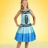 Suzhou Zhongsheng Imp & Exp Co., Ltd Kid's Blue Crayon Costume Dress
