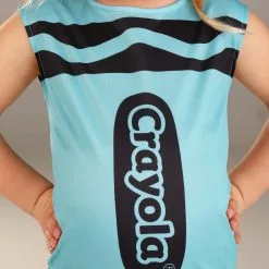 Suzhou Zhongsheng Imp & Exp Co., Ltd Kid's Blue Crayon Costume Dress 7 Suzhou Zhongsheng Imp & Exp Co., Ltd Kid's Blue Crayon Costume Dress -wizard of oz costume shop kids blue crayon costume dress alt 3