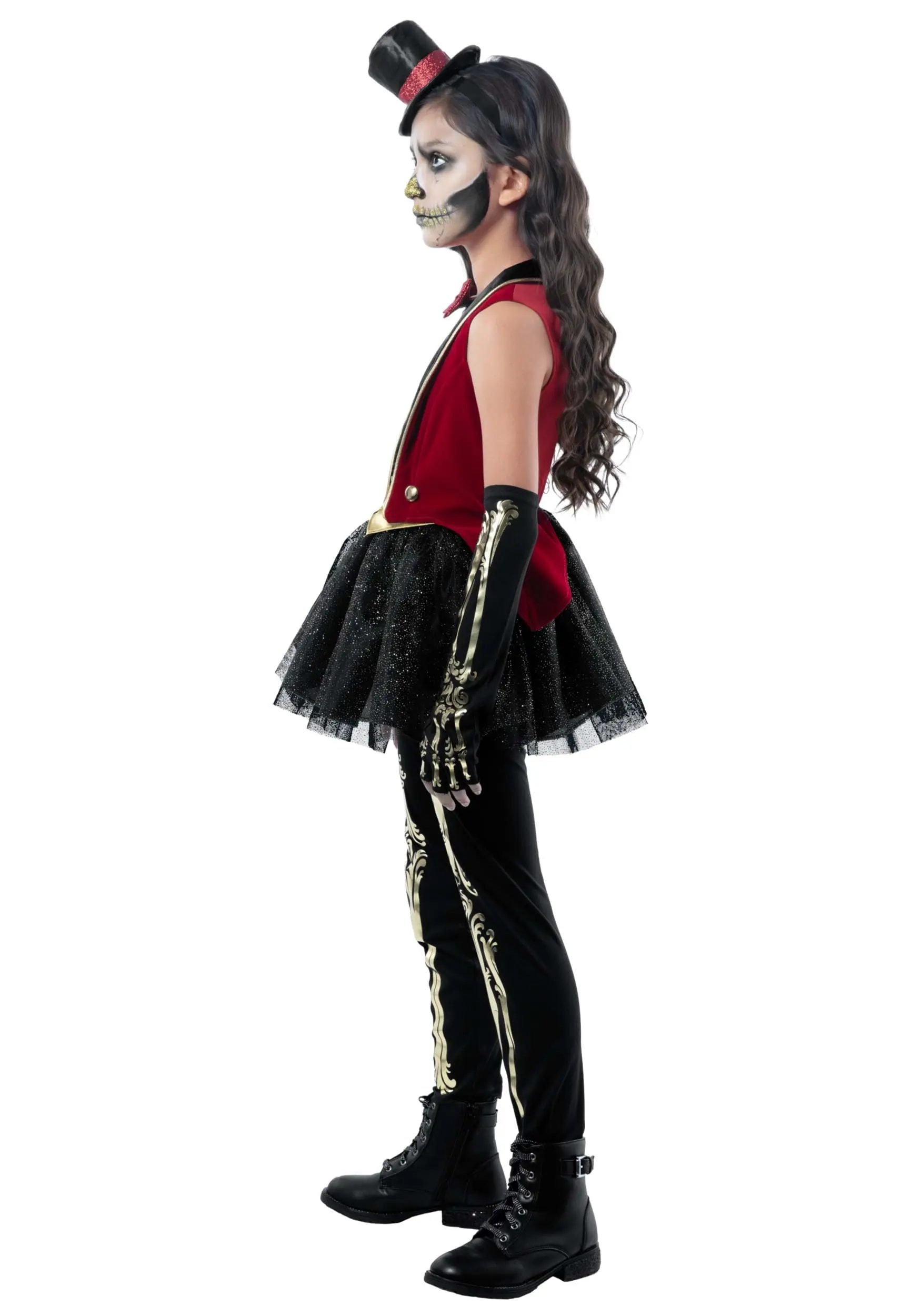 Rubies Costume Co. Inc Circus Skeleton Costume For Kids 2 Rubies Costume Co. Inc Circus Skeleton Costume For Kids - Image 2