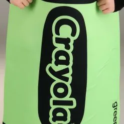 Fun Costumes Green Crayola Crayon Kid's Costume -wizard of oz costume shop kids green crayola crayon costume alt 3