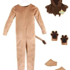Jerry Leigh Wizard Of Oz Cowardly Lion Costume For Kids -wizard of oz costume shop kids wizard of oz cowardly lion costume alt 2