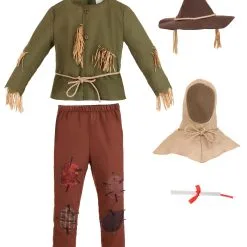 Jerry Leigh Wizard Of Oz Scarecrow Costume For Kids 5 Jerry Leigh Wizard Of Oz Scarecrow Costume For Kids -wizard of oz costume shop kids wizard of oz scarecrow costume alt 2