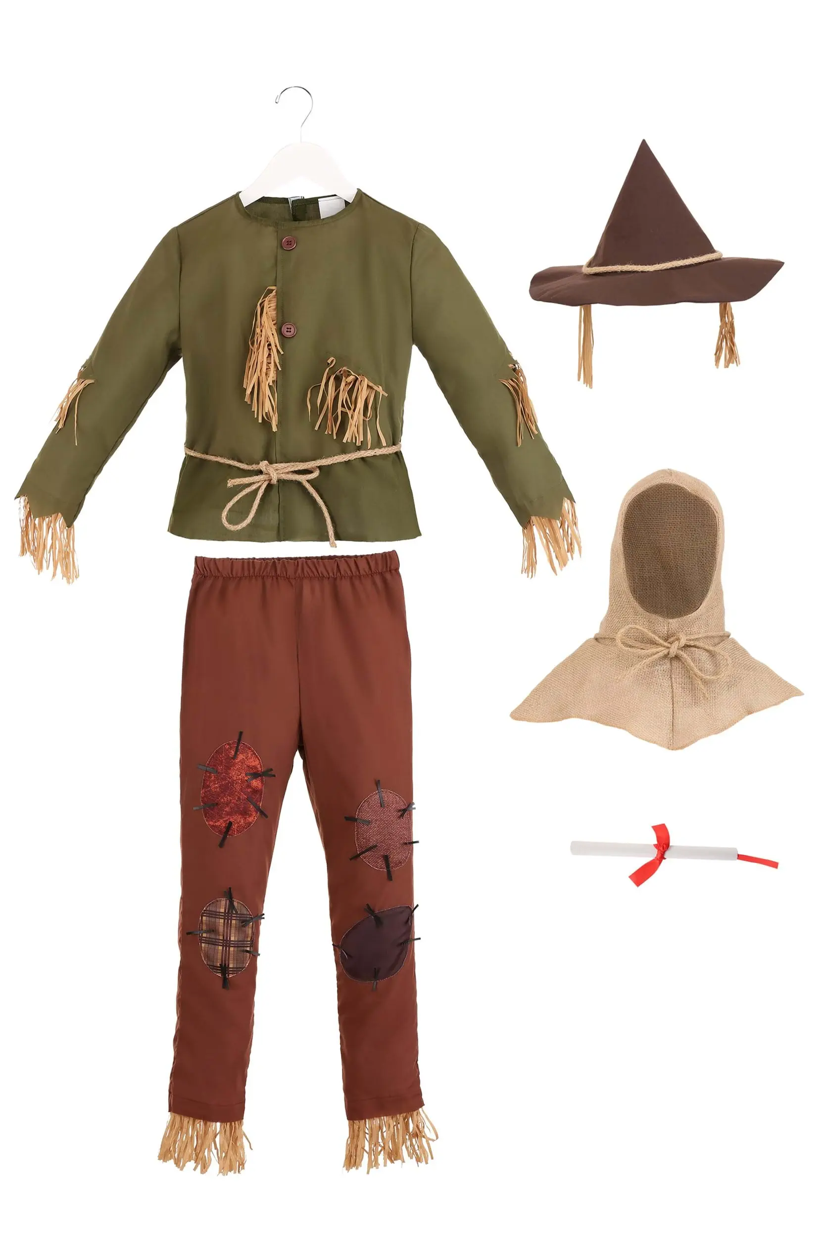Jerry Leigh Wizard Of Oz Scarecrow Costume For Kids 3 Jerry Leigh Wizard Of Oz Scarecrow Costume For Kids - Image 3