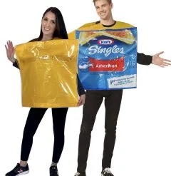 Morris Costumes Kraft Singles Cheese Costume For Adults