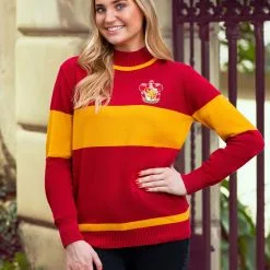 BigWan Apparel Co. Adult Lightweight Harry Potter Gryffindor Quidditch Sweater
