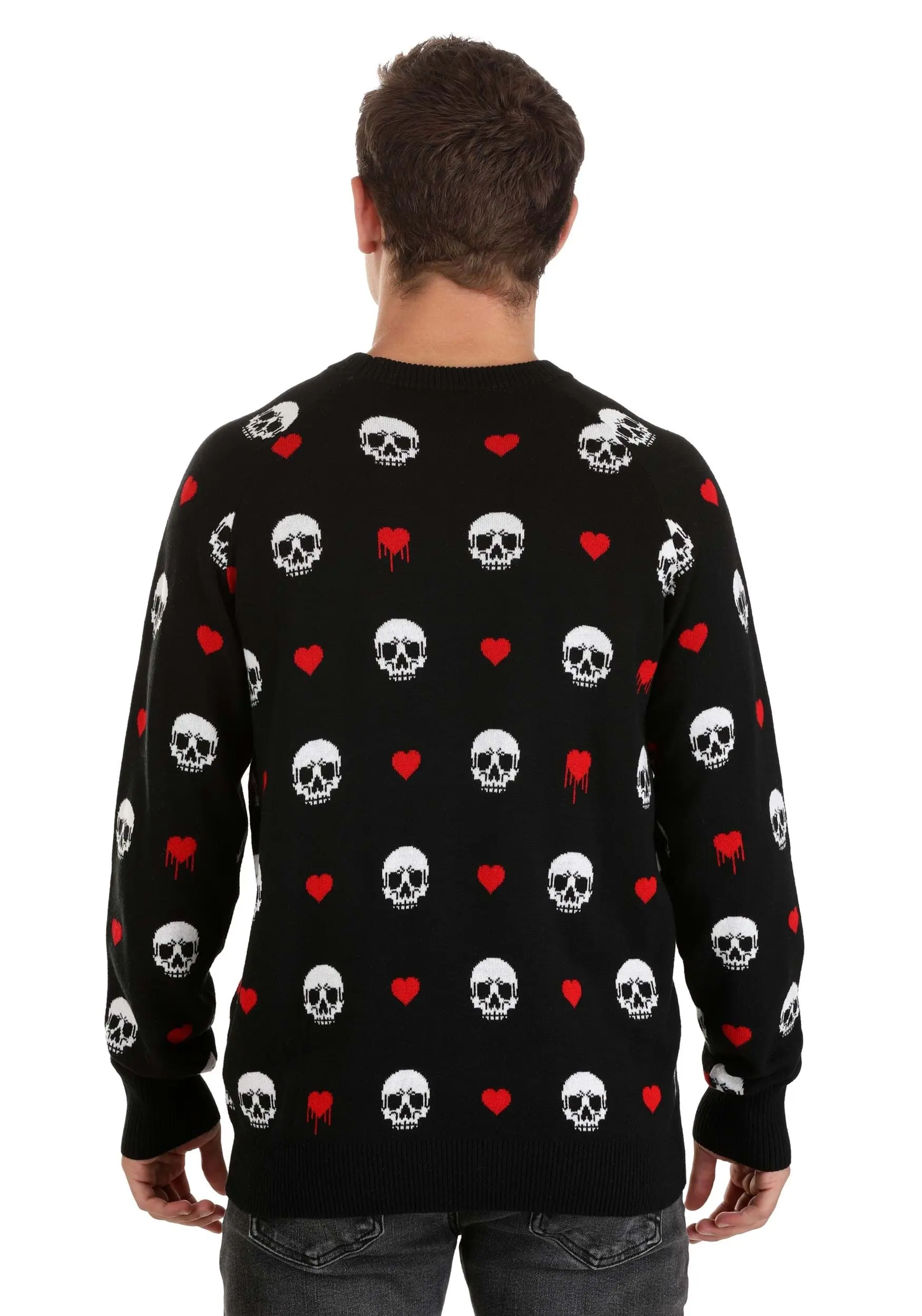 BigWan Apparel Co. Love Is Dead Valentine's Day Sweater For Adults 8 BigWan Apparel Co. Love Is Dead Valentine's Day Sweater For Adults - Image 8