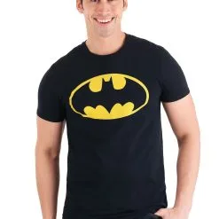 Bioworld Merchandising / Independent Sales Men's Batman Black Logo T-Shirt