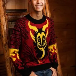 Shenzen Amilla Men's Krampus Ugly Christmas Sweater
