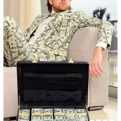 Men's OppoSuits Money Costume Suit -wizard of oz costume shop mens money suit briefcase