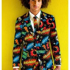 Opposuits Badaboom Comic Suit For Men -wizard of oz costume shop mens opposuits badaboom comic suit alt 2
