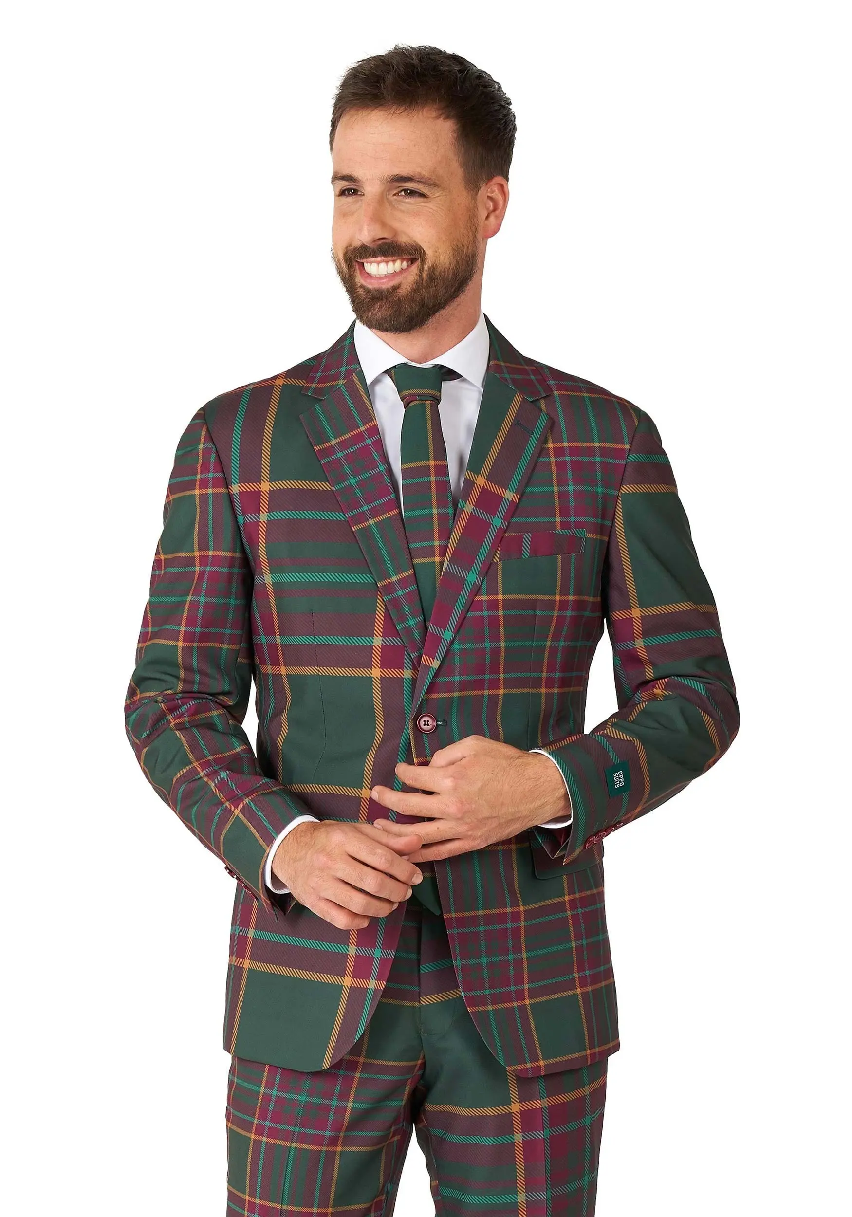 Opposuits Mixed Tartan Suit For Men 3 Opposuits Mixed Tartan Suit For Men - Image 3