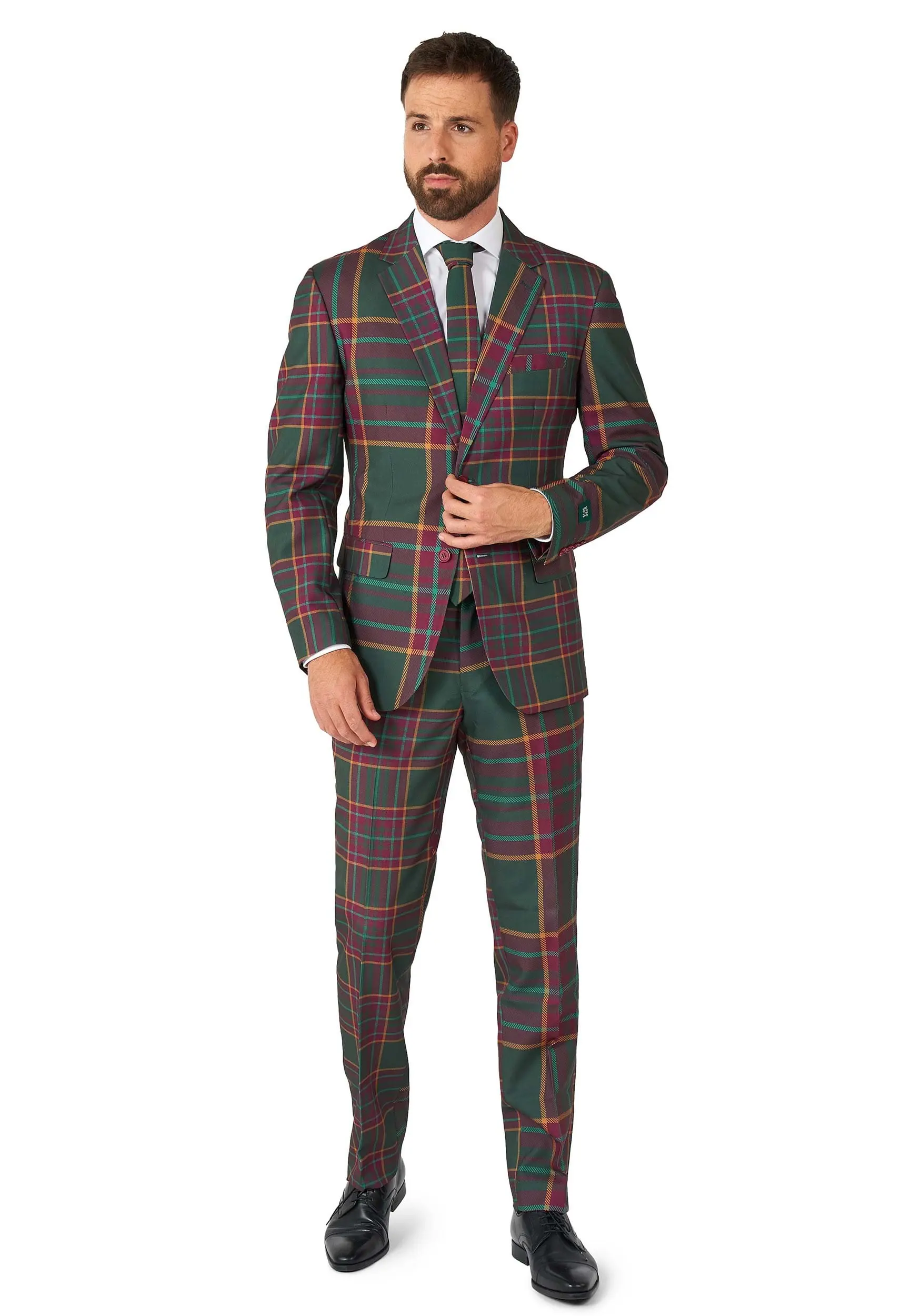Opposuits Mixed Tartan Suit For Men 1 Opposuits Mixed Tartan Suit For Men