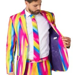 Opposuits Men's Rainbow Glaze Suit -wizard of oz costume shop mens opposuits rainbow glaze suit alt 3