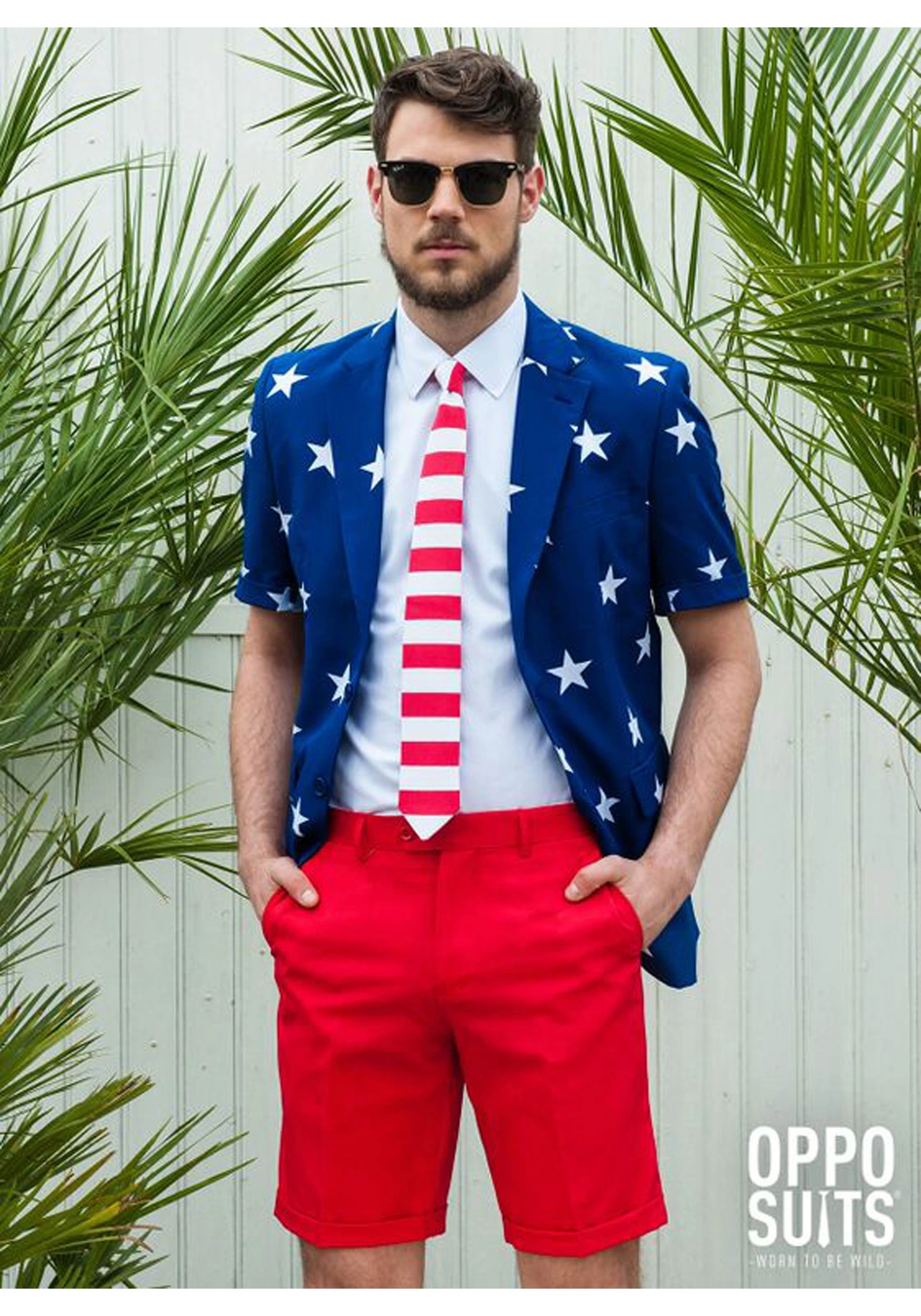 OppoSuits Men's Costume Stars & Stripes Summer Suit 3 OppoSuits Men's Costume Stars & Stripes Summer Suit - Image 3