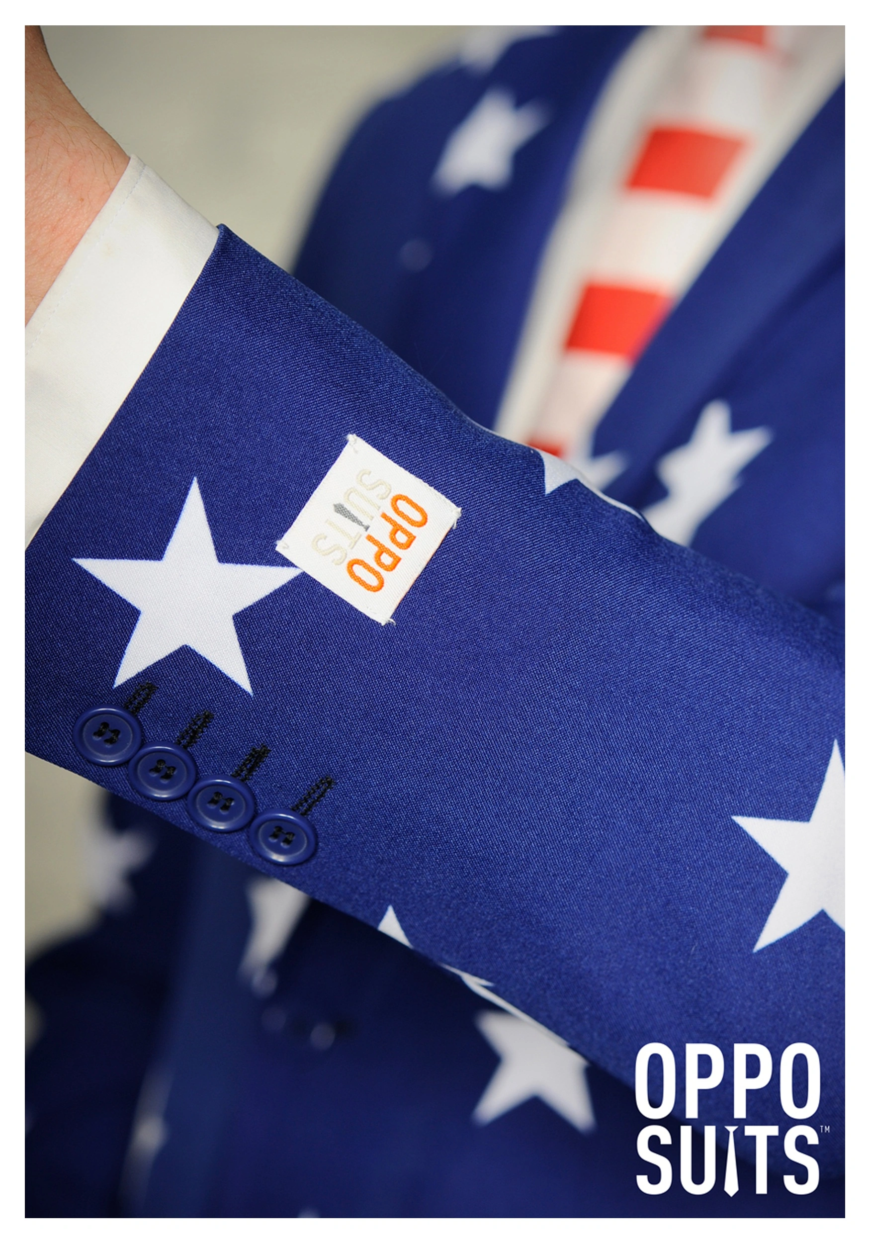 Men's OppoSuits Stars And Stripes Costume Suit 5 Men's OppoSuits Stars And Stripes Costume Suit - Image 5