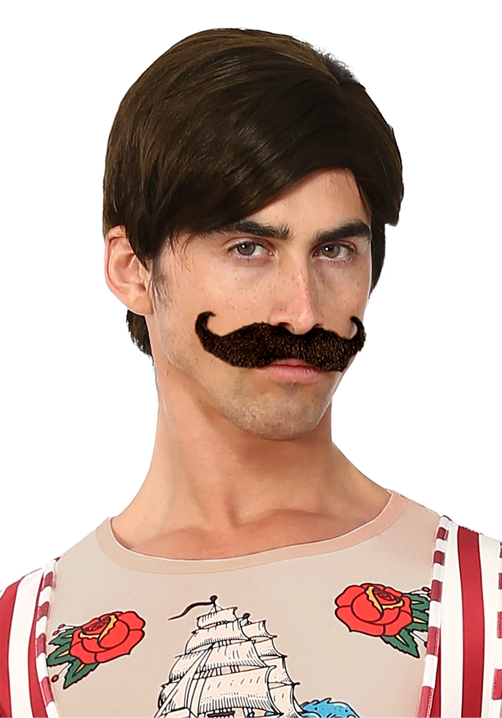 Partytime Costume & Lingerie (Yiwu) Factory Men's Strongman Wig And Mustache 1 Partytime Costume & Lingerie (Yiwu) Factory Men's Strongman Wig And Mustache