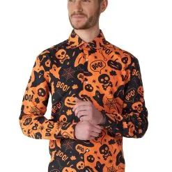 Opposuits Suitmeister Button Up Halloween Icon Shirt For Men
