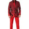 Opposuits Mens Suitmeister Devil Red Suit