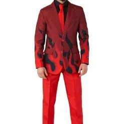 Opposuits Mens Suitmeister Devil Red Suit