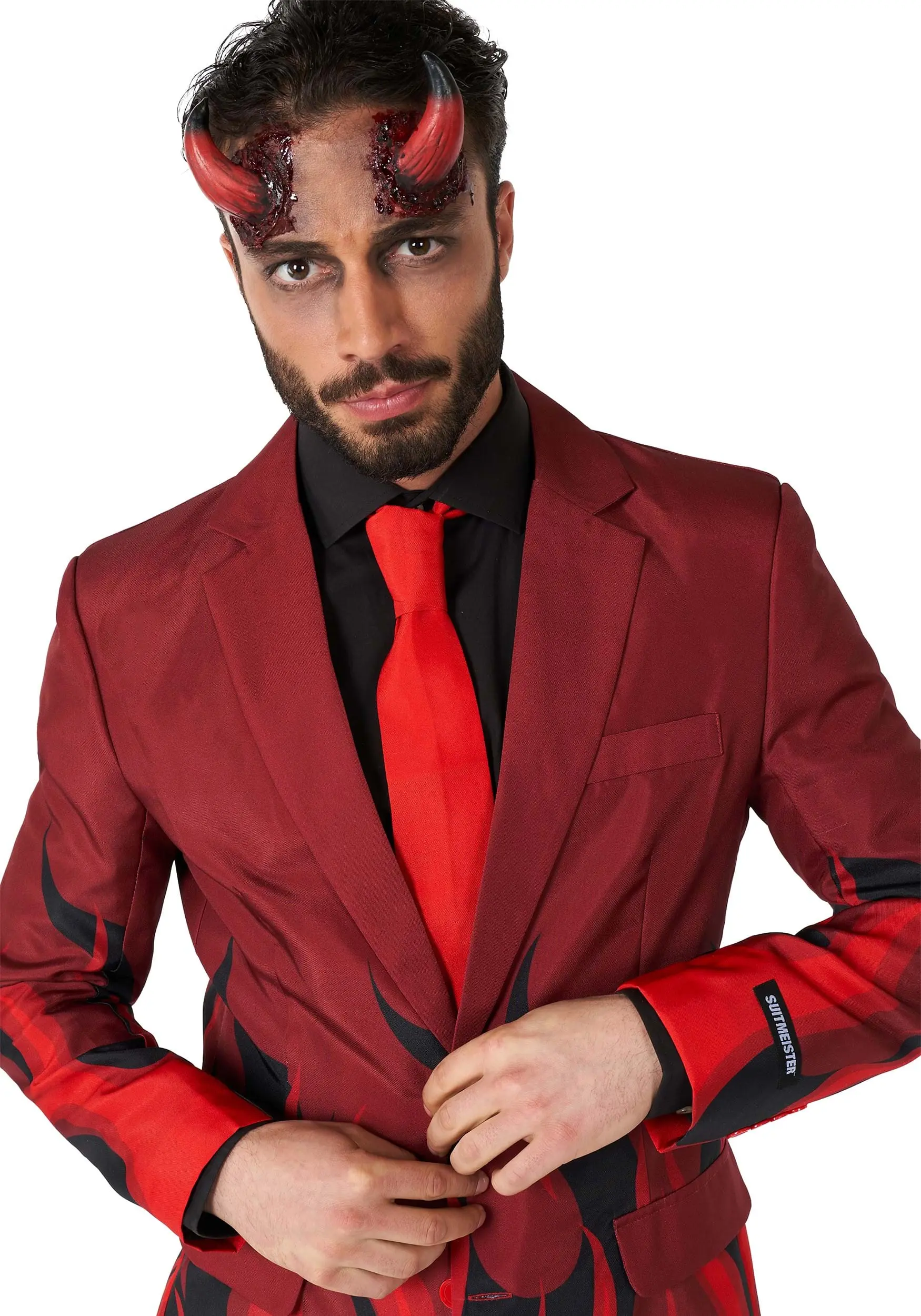 Opposuits Mens Suitmeister Devil Red Suit 3 Opposuits Mens Suitmeister Devil Red Suit - Image 3