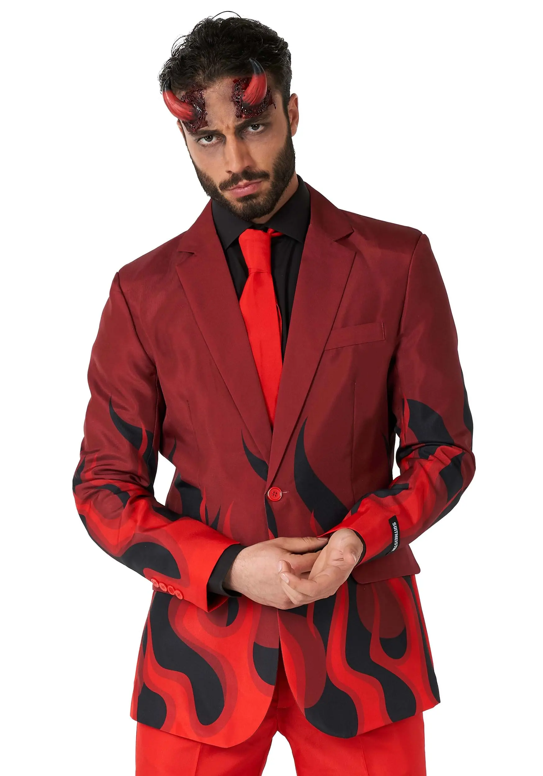 Opposuits Mens Suitmeister Devil Red Suit 4 Opposuits Mens Suitmeister Devil Red Suit - Image 4