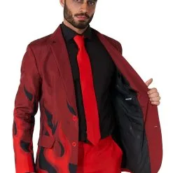 Opposuits Mens Suitmeister Devil Red Suit 11 Opposuits Mens Suitmeister Devil Red Suit -wizard of oz costume shop mens suitmeister devil red suit alt 4