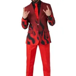 Opposuits Mens Suitmeister Devil Red Suit 13 Opposuits Mens Suitmeister Devil Red Suit -wizard of oz costume shop mens suitmeister devil red suit alt 6