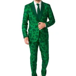 Opposuits Men's Suitmeister St. Patrick's Day Shamrock Suit