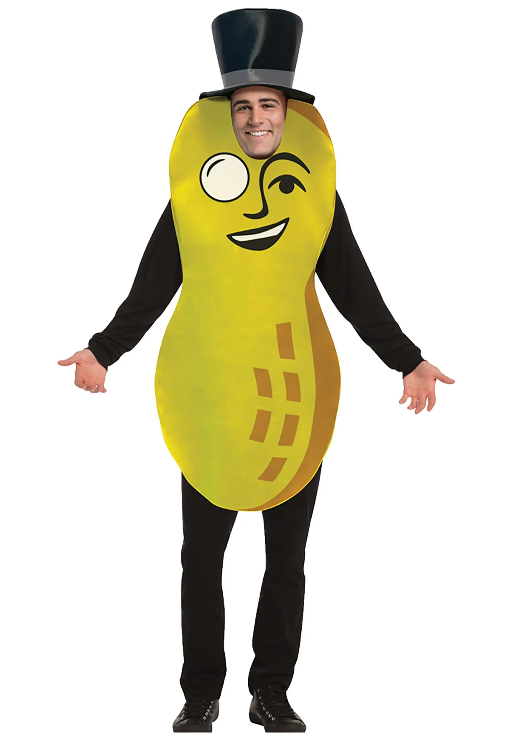 Morris Costumes Mr. Peanut Adult Costume 1 Morris Costumes Mr. Peanut Adult Costume