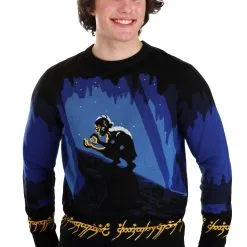 BigWan Apparel Co. My Precious Gollum Lord Of The Rings Sweater For Adults 9 BigWan Apparel Co. My Precious Gollum Lord Of The Rings Sweater For Adults -wizard of oz costume shop my precious gollum lord of the rings sweater alt 3