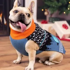 BigWan Apparel Co. Narwhal Holiday Sweater For Dogs -wizard of oz costume shop narwhal dog sweater alt 2