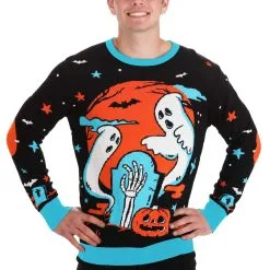 BigWan Apparel Co. Neon Halloween Sweater For Adults -wizard of oz costume shop neon halloween sweater alt 5