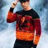 Shenzen Amilla Adult Nightmare On Elm Street Freddy Halloween Sweater