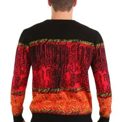 Shenzen Amilla Adult Nightmare On Elm Street Freddy Halloween Sweater 14 Shenzen Amilla Adult Nightmare On Elm Street Freddy Halloween Sweater -wizard of oz costume shop nightmare on elm street freddy adult halloween sweater alt4