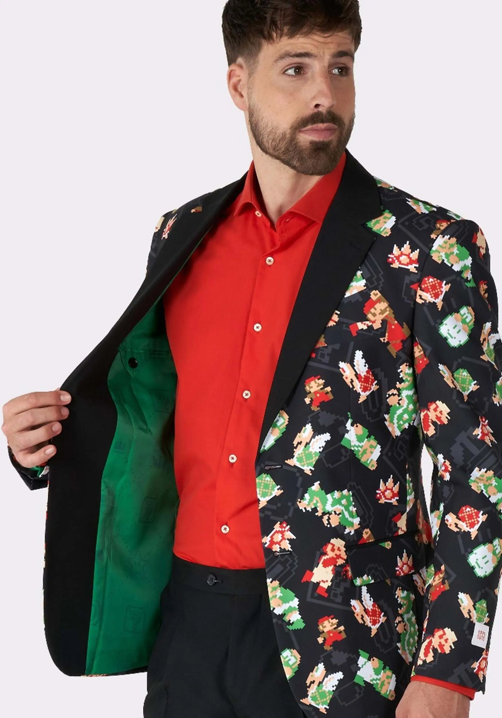 Opposuits Super Mario Brothers Blazer For Men 4 Opposuits Super Mario Brothers Blazer For Men - Image 4